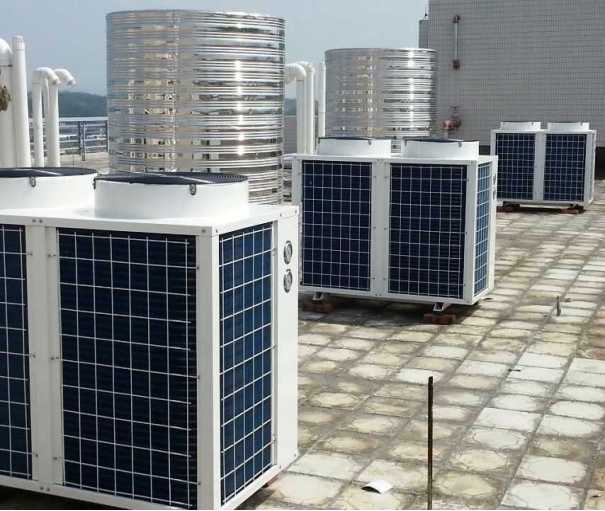 太陽(yáng)能空氣能熱水器工程