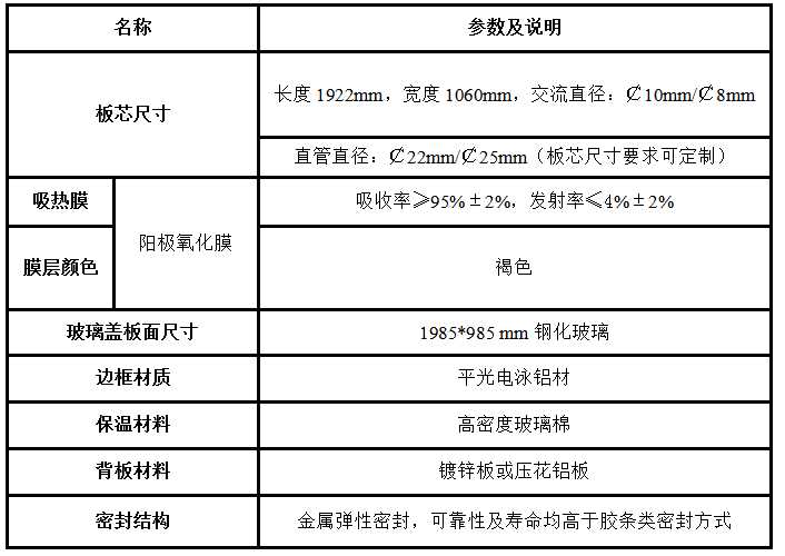 太陽能熱水器板